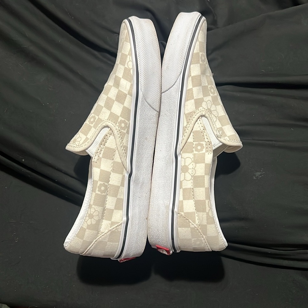 Tan floral vans